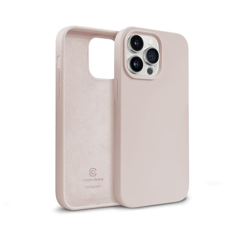 Crong Color Cover - Custodia per iPhone 14 Pro Max (Rosa Sabbia) - 8