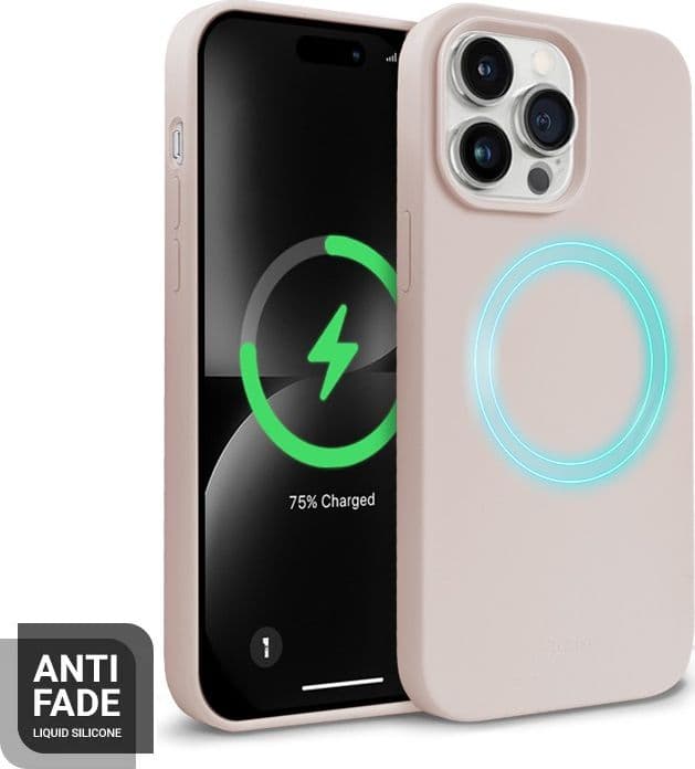 Crong Color Cover Magnetic Case for iPhone 14 Pro (Sand Pink) - 7