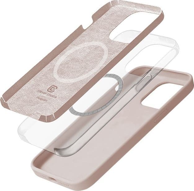 Crong Color Cover Magnetic Case for iPhone 14 Pro (Sand Pink) - 8