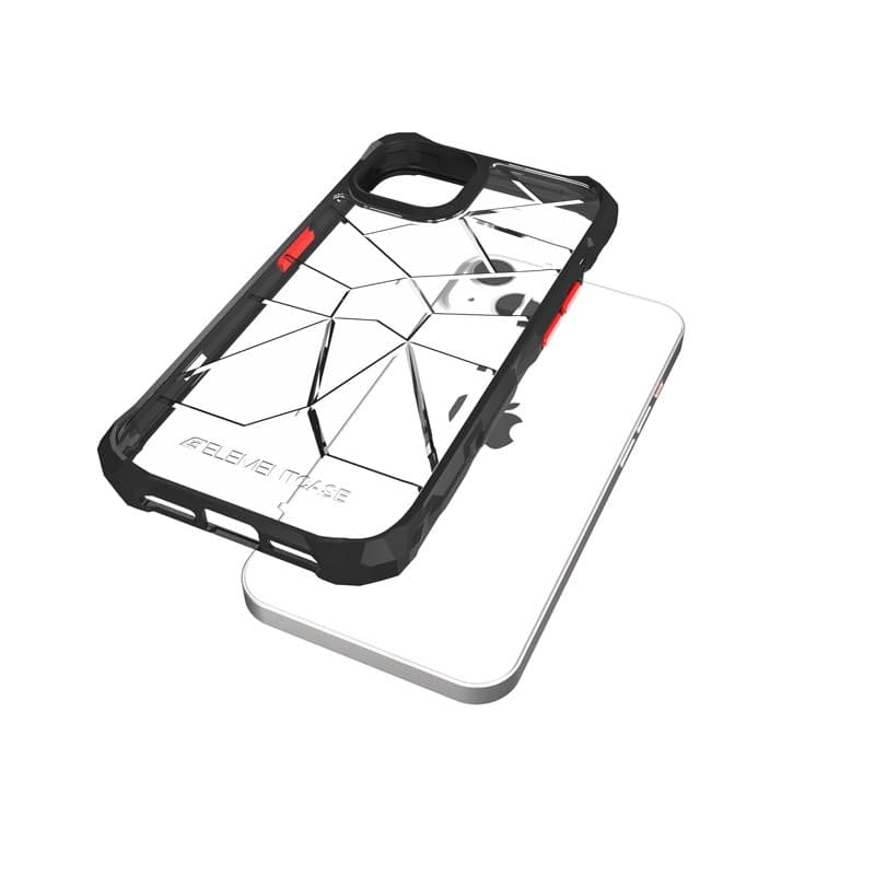 Element Case Special Ops X5 - Case for iPhone 14 (Mil-Spec Drop Protection) (Clear/Black) - 14