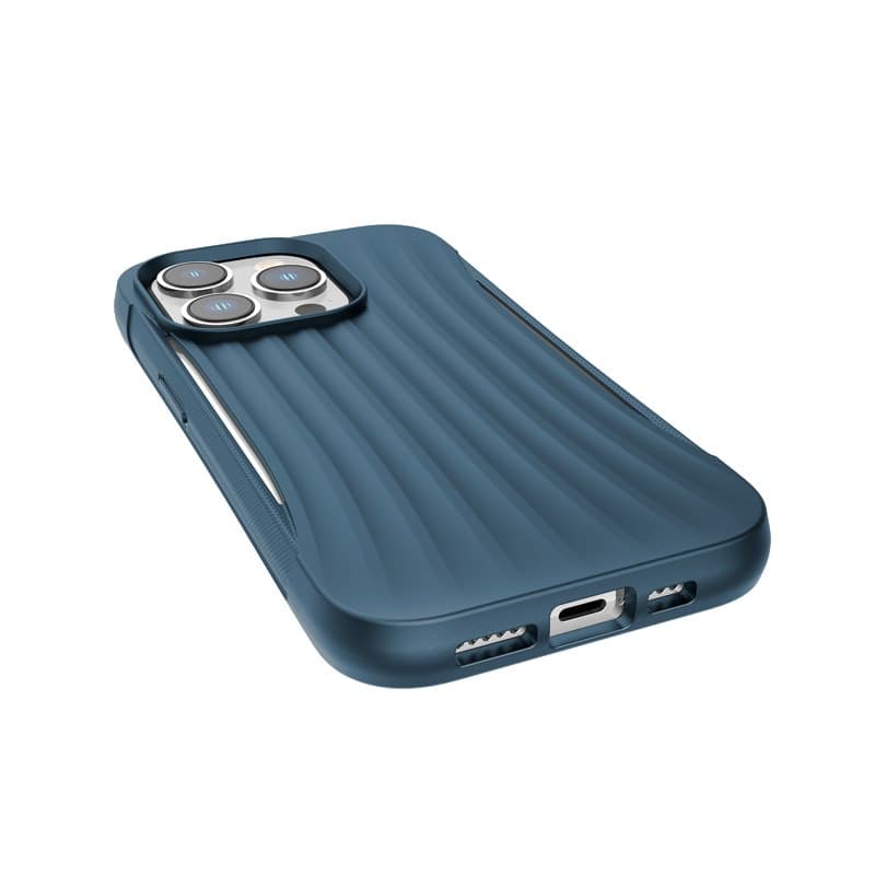 X-Doria Raptic Clutch - Biodegradable case for iPhone 14 Pro (Drop-Tested 3m) (Blue) - 2