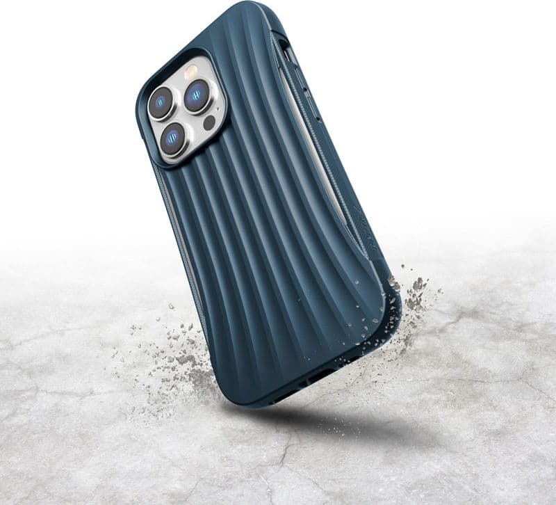 X-Doria Raptic Clutch - Biodegradable case for iPhone 14 Pro (Drop-Tested 3m) (Blue) - 6