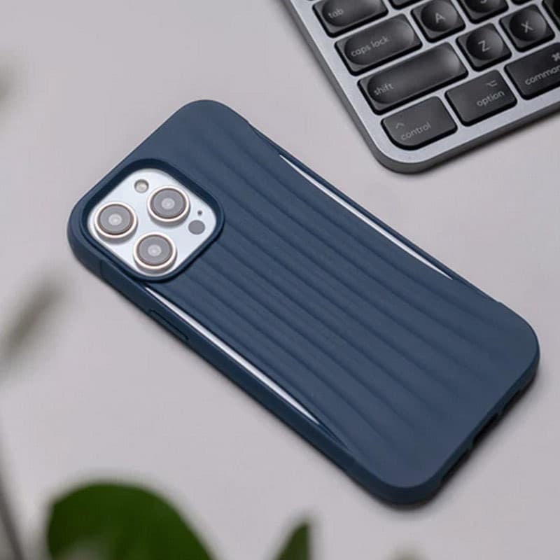 X-Doria Raptic Clutch - Biodegradable case for iPhone 14 Pro (Drop-Tested 3m) (Blue) - 7