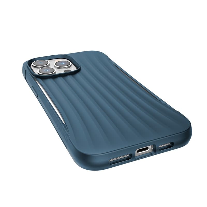X-Doria Raptic Clutch - Biodegradable case for iPhone 14 Pro Max (Drop-Tested 3m) (Blue) - 2
