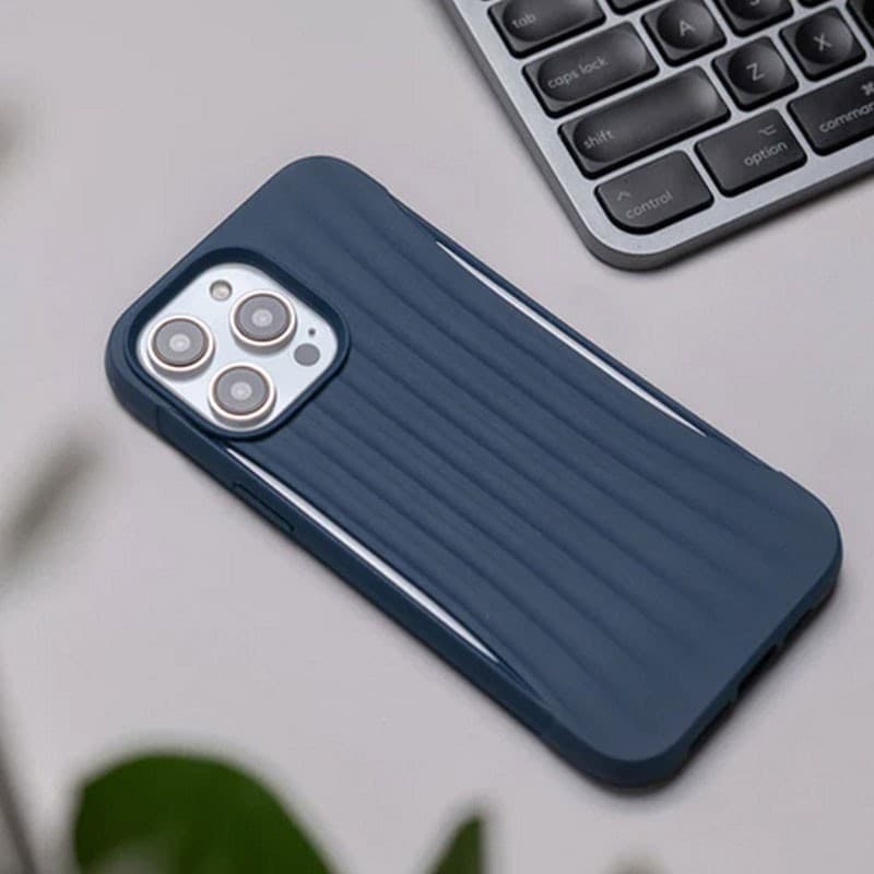 X-Doria Raptic Clutch - Biodegradable case for iPhone 14 Pro Max (Drop-Tested 3m) (Blue) - 15