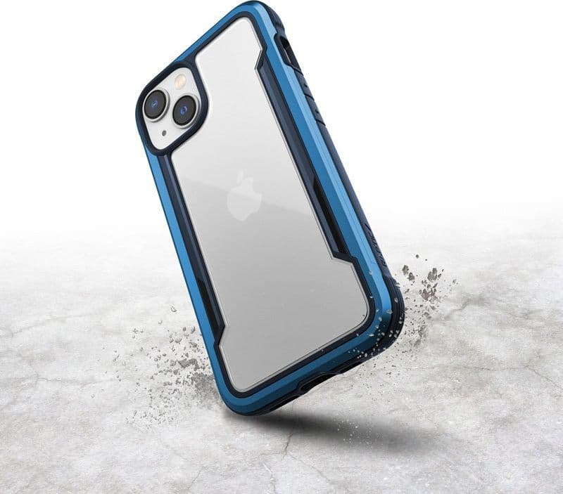 X-Doria Raptic Shield - Aluminum Case for iPhone 14 (Drop-Tested 3m) (Marine Blue) - 20