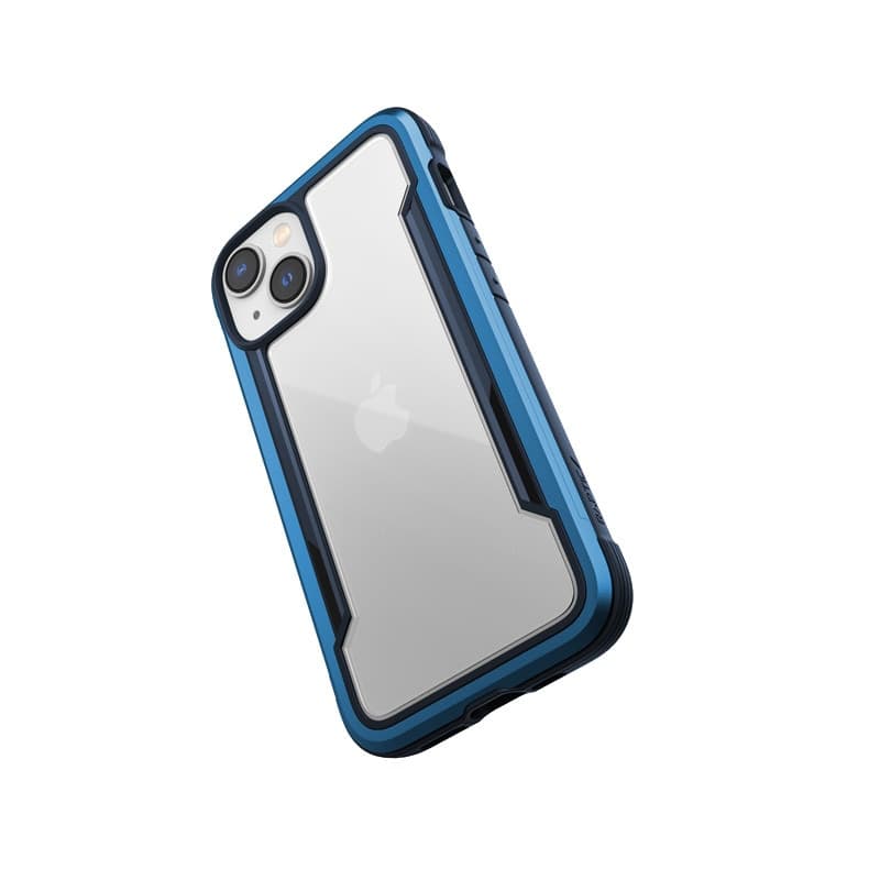 X-Doria Raptic Shield - Aluminum Case for iPhone 14 (Drop-Tested 3m) (Marine Blue) - 4