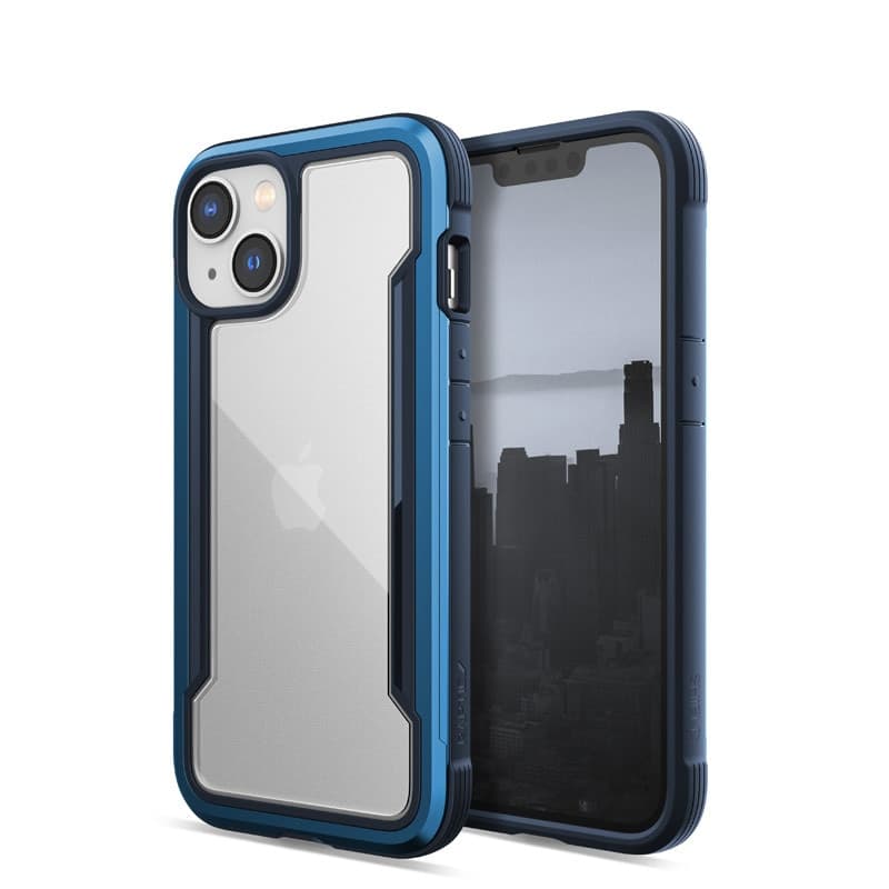 X-Doria Raptic Shield - Aluminum Case for iPhone 14 (Drop-Tested 3m) (Marine Blue) - 5