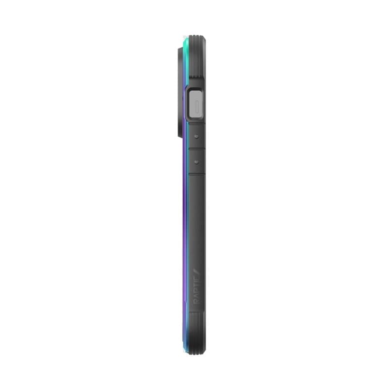 X-Doria Raptic Shield - Aluminum Case for iPhone 14 Pro (Drop-Tested 3m) (Iridescent) - 19