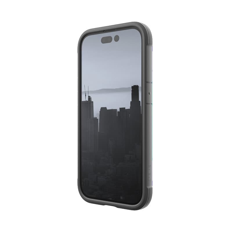 X-Doria Raptic Shield - Aluminum Case for iPhone 14 Pro (Drop-Tested 3m) (Iridescent) - 6