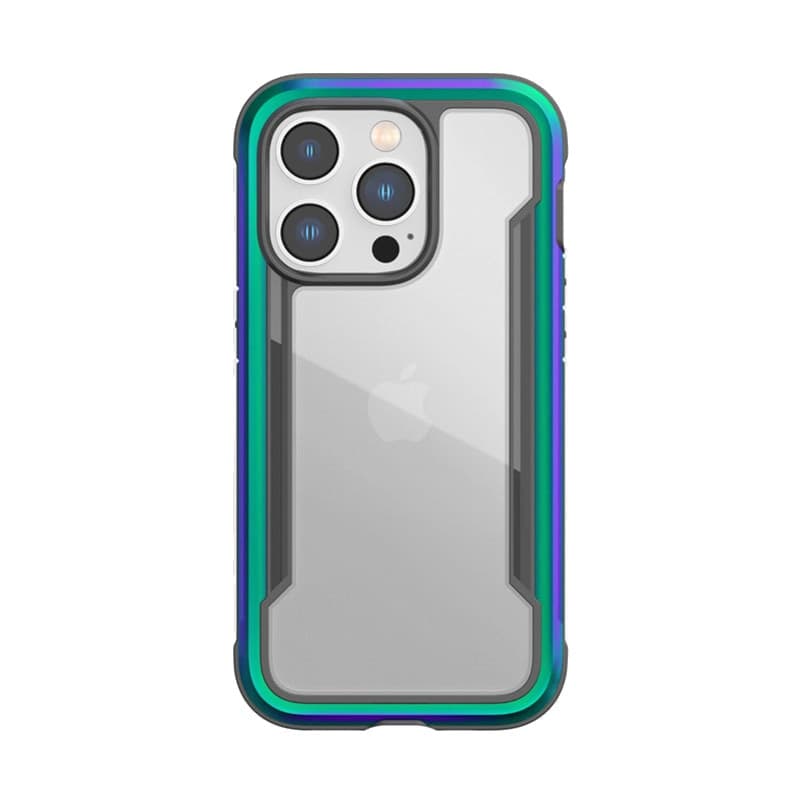 X-Doria Raptic Shield - Aluminum Case for iPhone 14 Pro (Drop-Tested 3m) (Iridescent) - 8