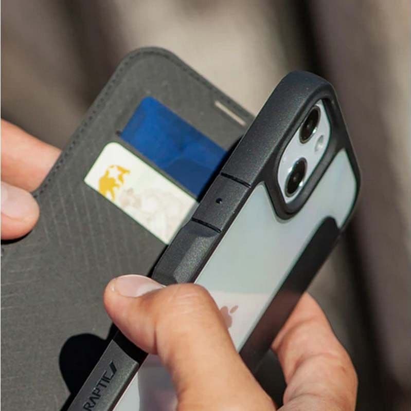 X-Doria Raptic Urban Folio - Flip Case for iPhone 14 Plus (Black) - 12