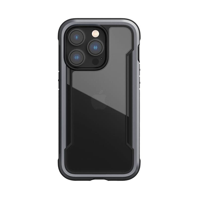 X-Doria Raptic Shield - Aluminum Case for iPhone 14 Pro (Drop-Tested 3m) (Black) - 8