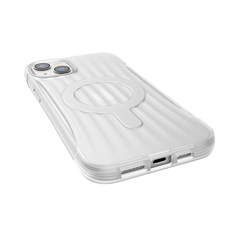 X-Doria Raptic Clutch MagSafe - Biodegradable case for iPhone 14 Plus (Drop-Tested 3m) (Clear) - 2