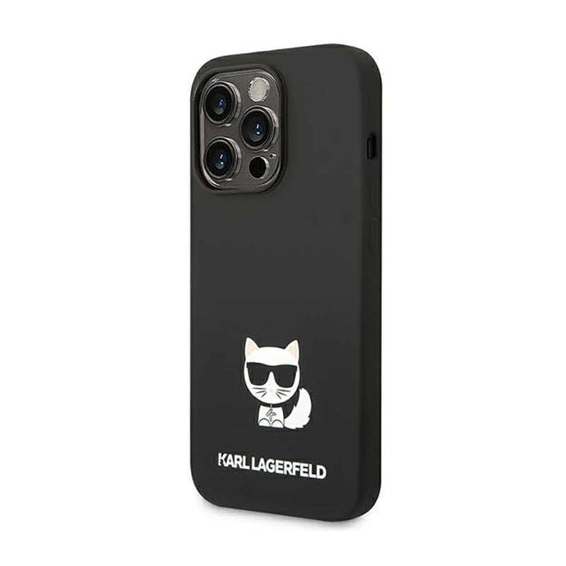 Karl Lagerfeld Choupette Body - Case for iPhone 14 Pro (Black) - 2