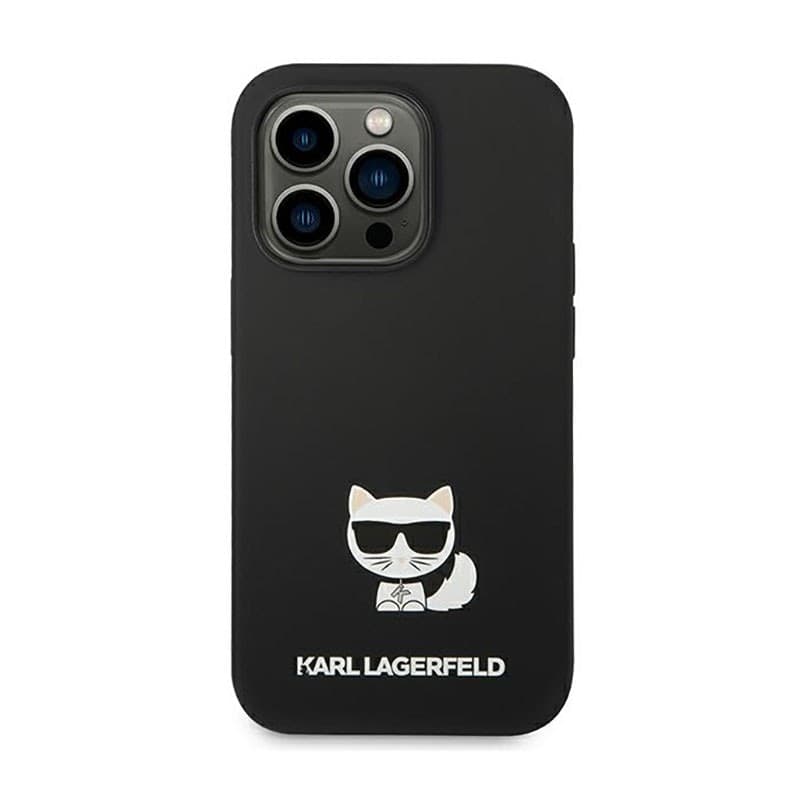 Karl Lagerfeld Choupette Body - Case for iPhone 14 Pro (Black) - 11
