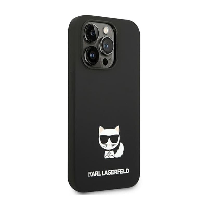 Karl Lagerfeld Choupette Body - Case for iPhone 14 Pro (Black) - 12
