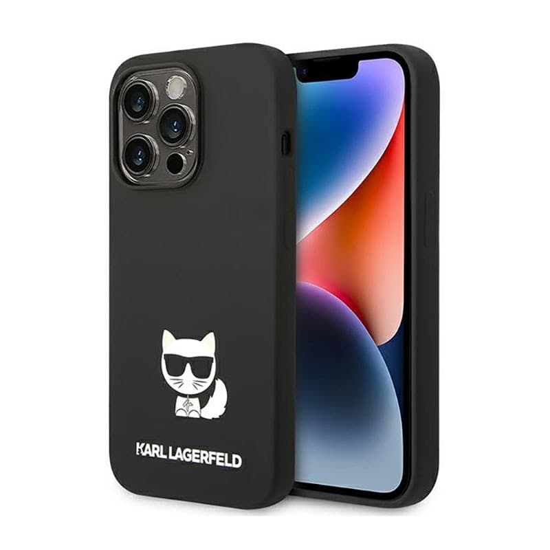 Karl Lagerfeld Choupette Body - Case for iPhone 14 Pro (Black) - 9