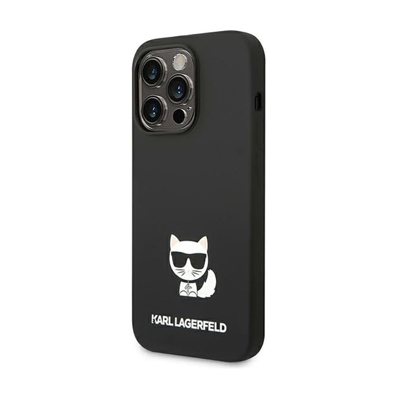 Karl Lagerfeld Choupette Body - Case for iPhone 14 Pro (Black) - 10