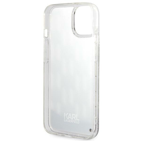 Karl Lagerfeld Monogram Liquid Glitter - Case for iPhone 14 Plus (Black) - 15