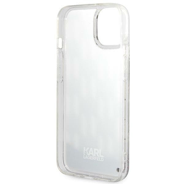 Karl Lagerfeld Monogram Liquid Glitter - Case for iPhone 14 Plus (Black) - 7