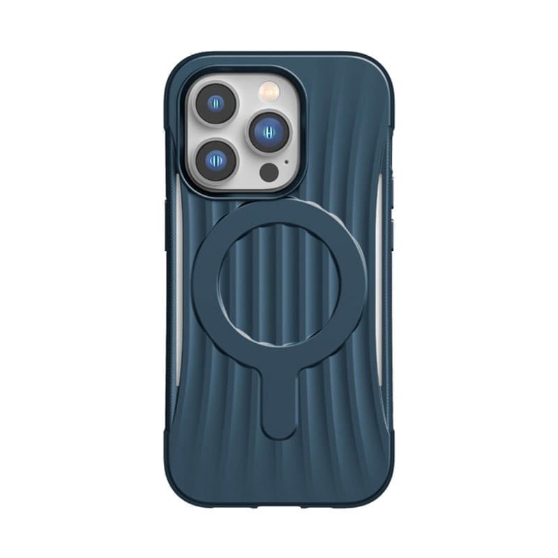 X-Doria Raptic Clutch MagSafe - Biodegradable case for iPhone 14 Pro (Drop-Tested 3m) (Marine Blue) - 12