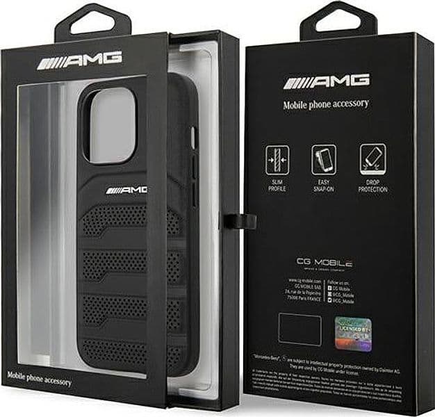 AMG Debossed Lines - Case for iPhone 14 Pro Max (Black) - 16