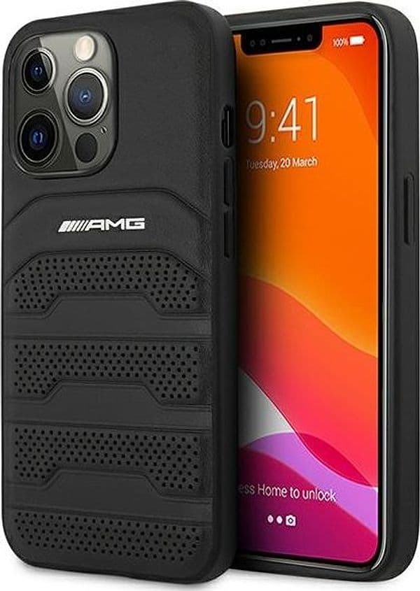 AMG Debossed Lines - Case for iPhone 14 Pro Max (Black) - 9
