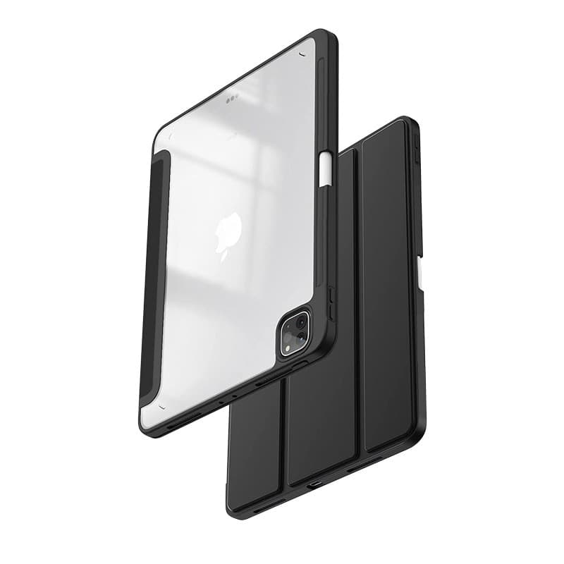 Crong PrimeFolio – Custodia per iPad Air 11" (2026-2024) / iPad Air 10.9" (5a-4a generazione) / iPad Pro 11" (2022-2021) (Nero/T - 13