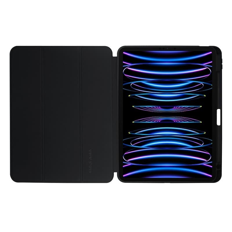 Crong PrimeFolio – Custodia per iPad Air 11" (2026-2024) / iPad Air 10.9" (5a-4a generazione) / iPad Pro 11" (2022-2021) (Nero/T - 15