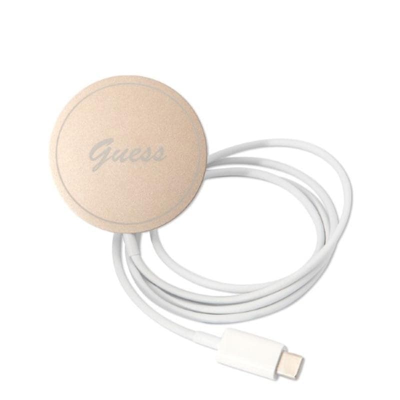 Guess Bundle Pack MagSafe 4G - Set of case for iPhone 14 Pro + MagSafe charger (Black/Gold) - 19