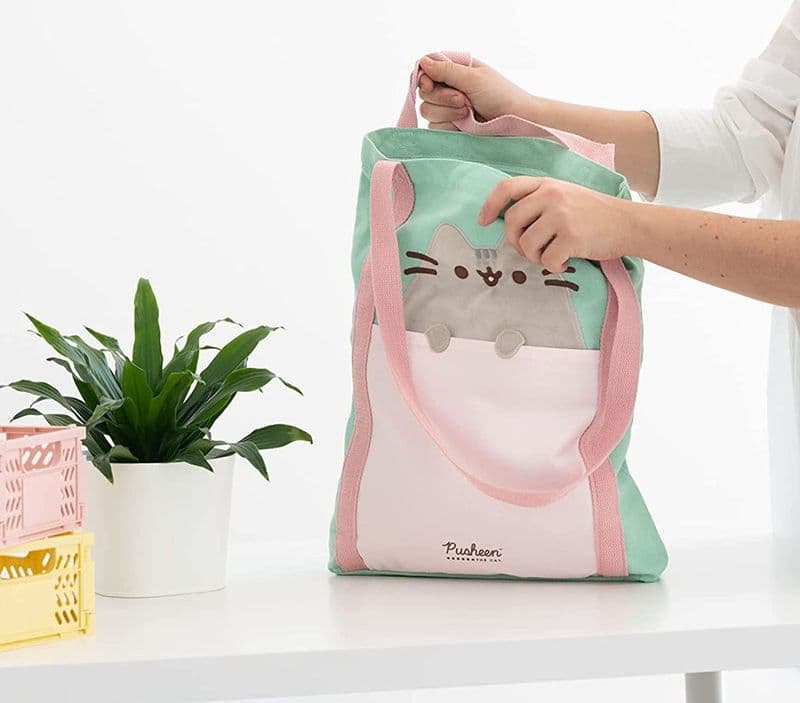 Pusheen - Borsa shopping in tessuto 35x40 cm - 11