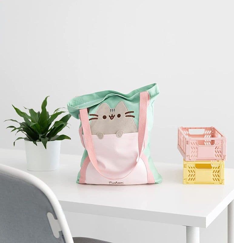 Pusheen - Borsa shopping in tessuto 35x40 cm - 10