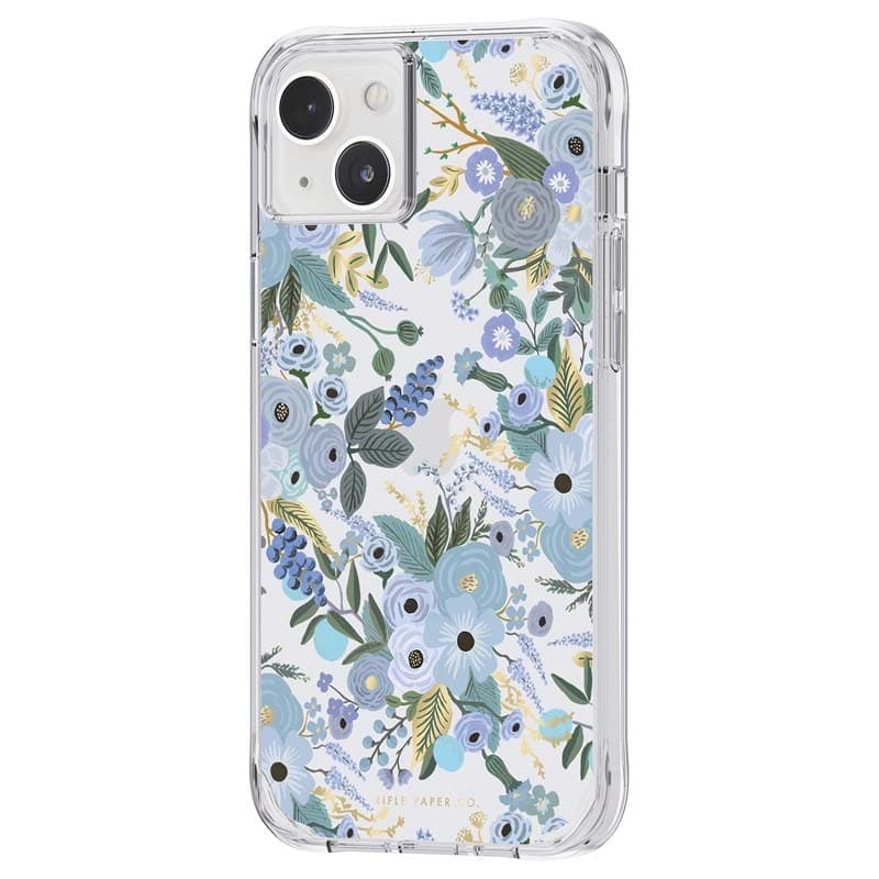 Rifle Paper Clear - Case for iPhone 14 Plus (Garden Party Blue) - 12