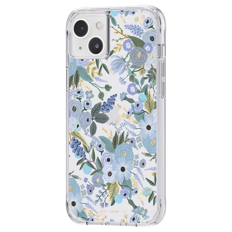 Rifle Paper Clear - Case for iPhone 14 Plus (Garden Party Blue) - 3