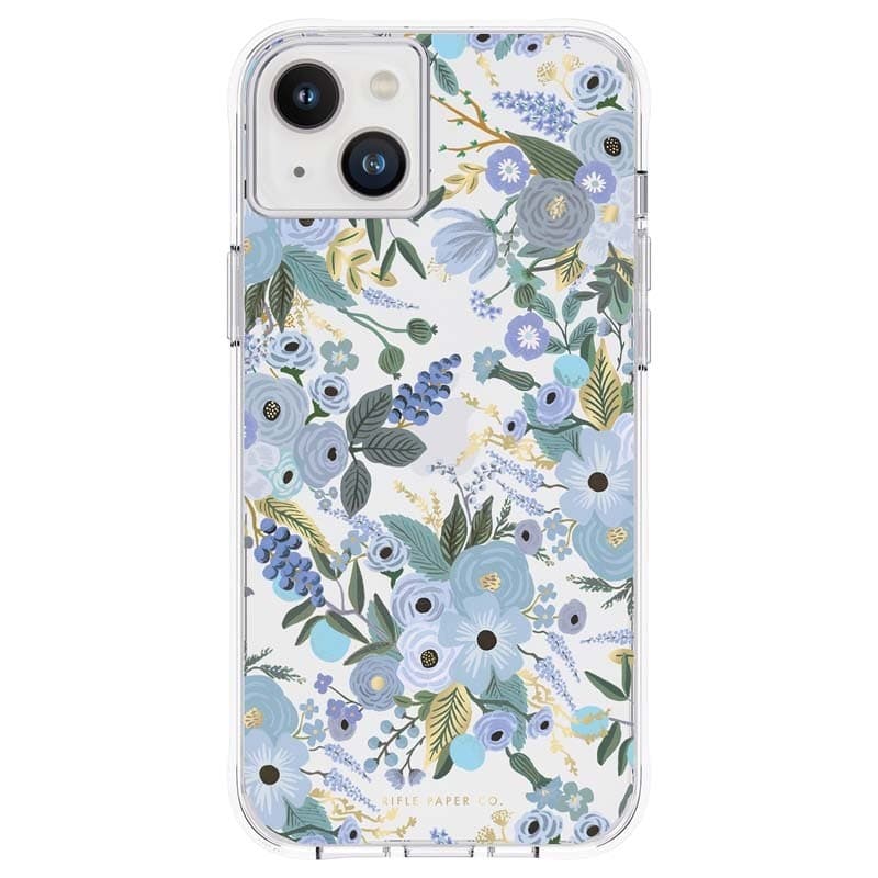 Rifle Paper Clear - Case for iPhone 14 Plus (Garden Party Blue) - 10