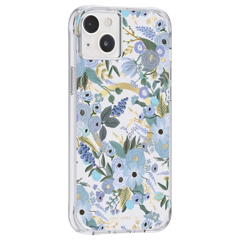 Rifle Paper Clear MagSafe - Case for iPhone 14 Plus (Garden Party Blue) - 2