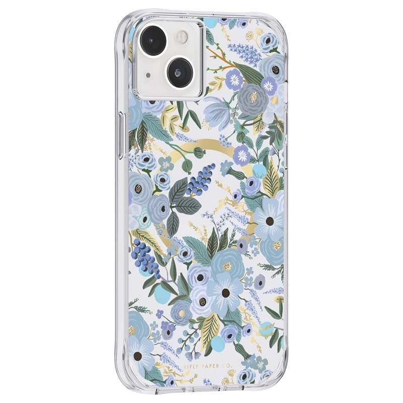 Rifle Paper Clear MagSafe - Case for iPhone 14 Plus (Garden Party Blue) - 10