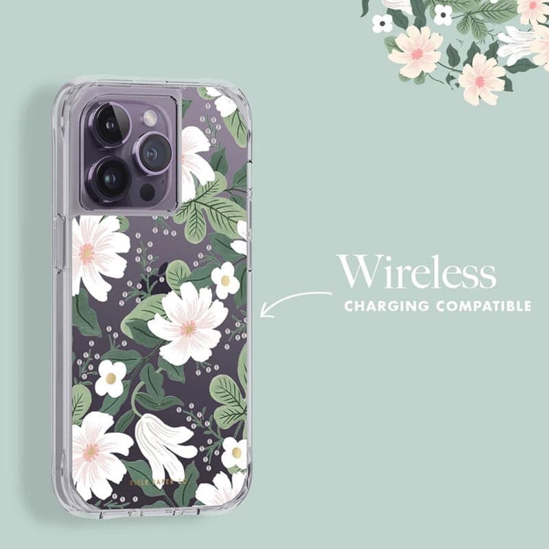 Rifle Paper Clear - Case for iPhone 14 Pro (Willow) - 6