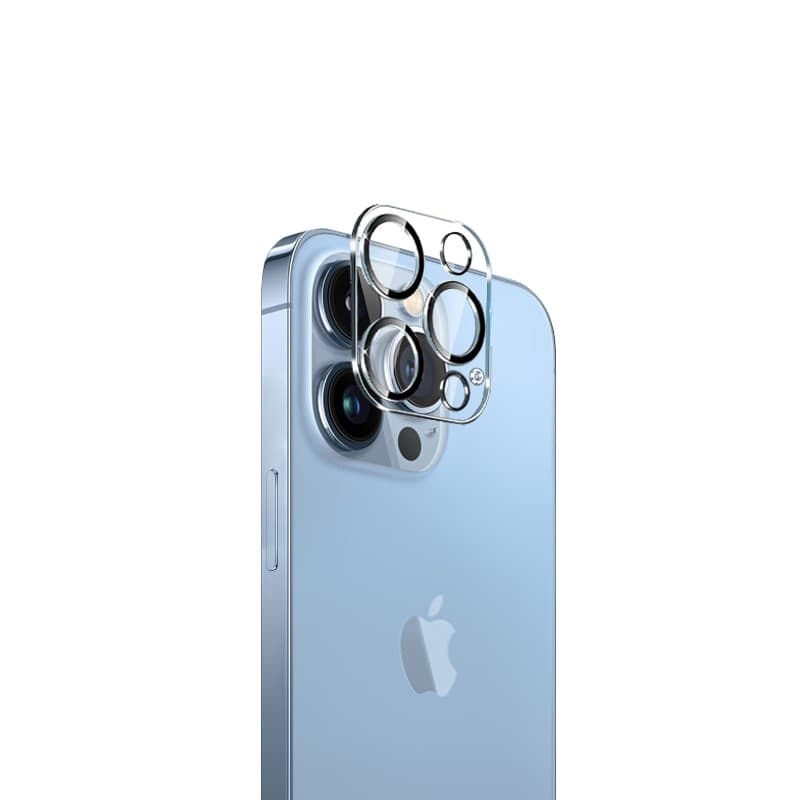 Crong Lens Shield - Vetro per la fotocamera e l'obiettivo dell'iPhone 13 Pro / iPhone 13 Pro Max - 4