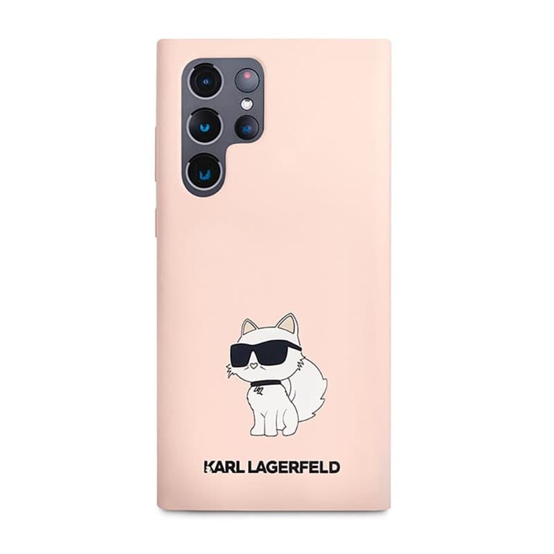 Karl Lagerfeld Silicone NFT Choupette - Case for Samsung Galaxy S23 Ultra (Pink) - 11