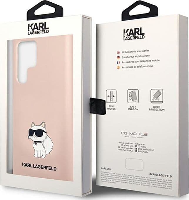 Karl Lagerfeld Silicone NFT Choupette - Case for Samsung Galaxy S23 Ultra (Pink) - 8