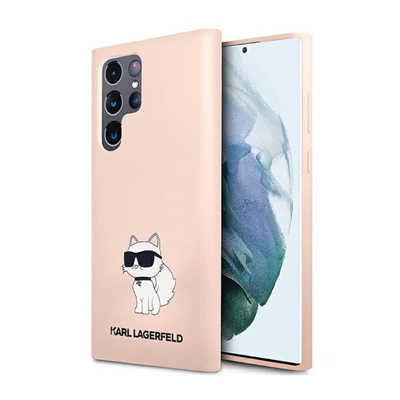 Karl Lagerfeld Silicone NFT Choupette - Case for Samsung Galaxy S23 Ultra (Pink) - 9