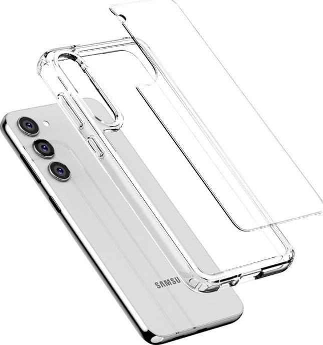 Crong Crystal Shield Cover - Custodia per Samsung Galaxy S23 (trasparente) - 16