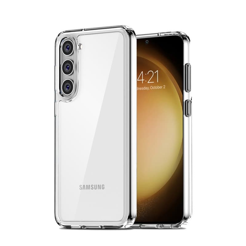 Crong Crystal Shield Cover - Custodia per Samsung Galaxy S23 (trasparente) - 4