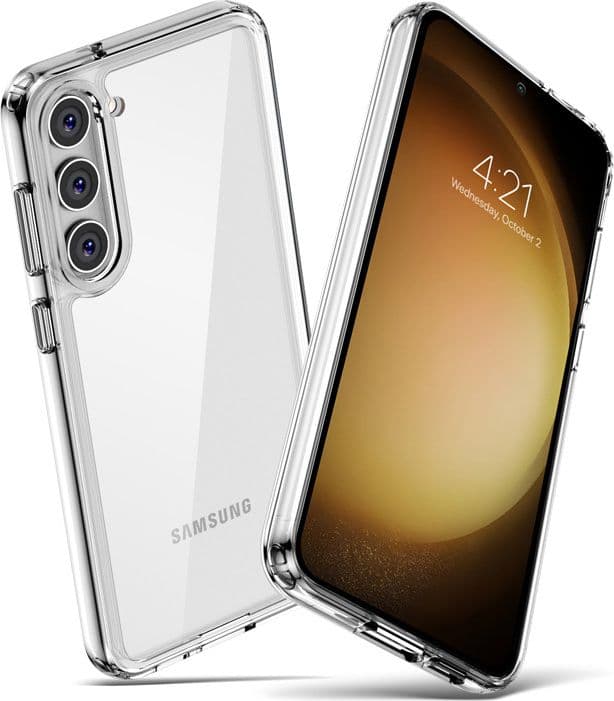 Crong Crystal Shield Cover - Custodia per Samsung Galaxy S23 (trasparente) - 5