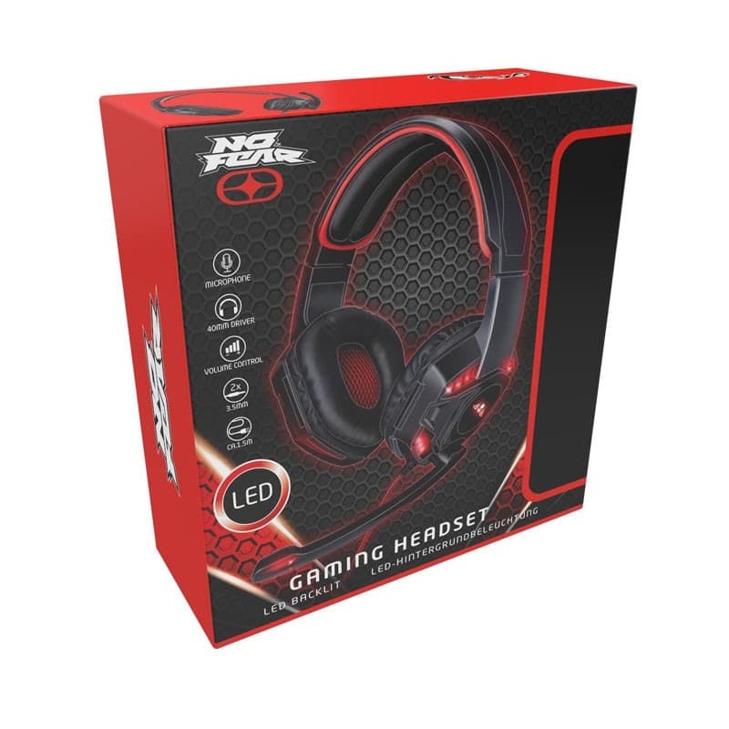 No Fear - Headphones for gamers with LED microphone - 12