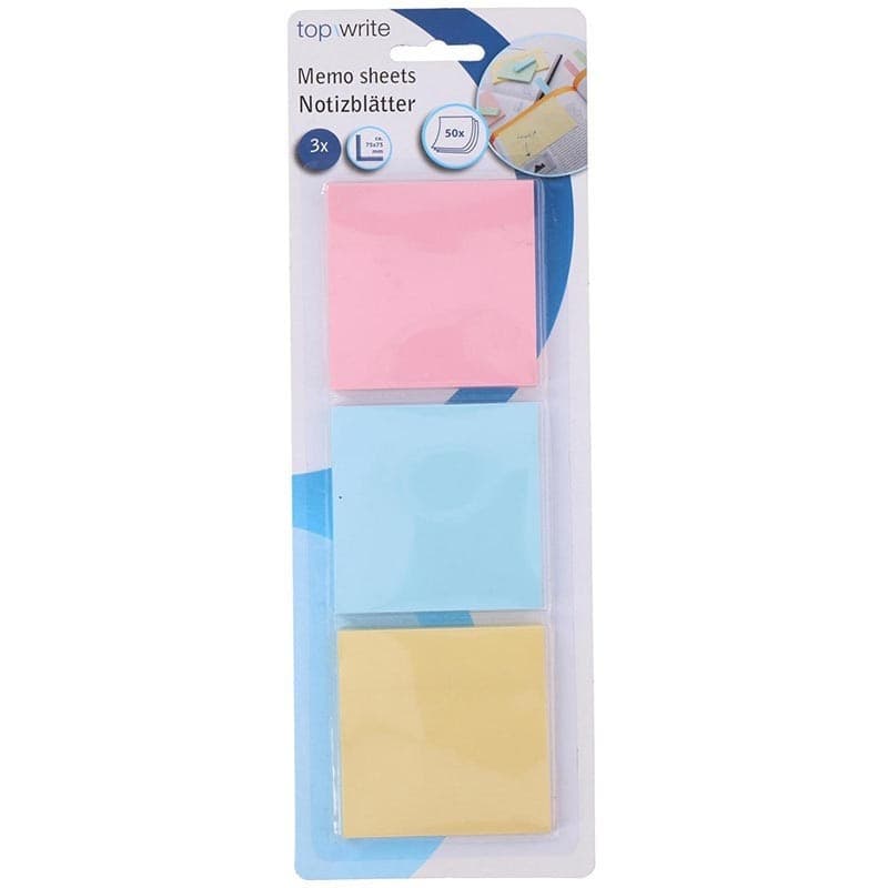 Topwrite - Sticky note set 3x 50 pcs. - 2