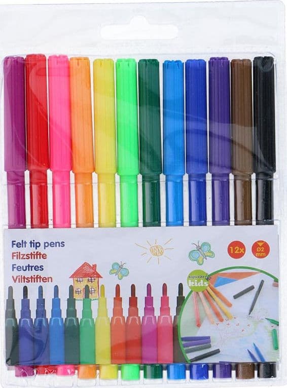 Topwrite - Set of markers / pens / markers 12 pcs. - 2