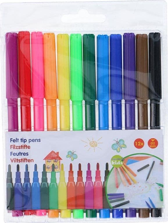 Topwrite - Set of markers / pens / markers 12 pcs. - 4